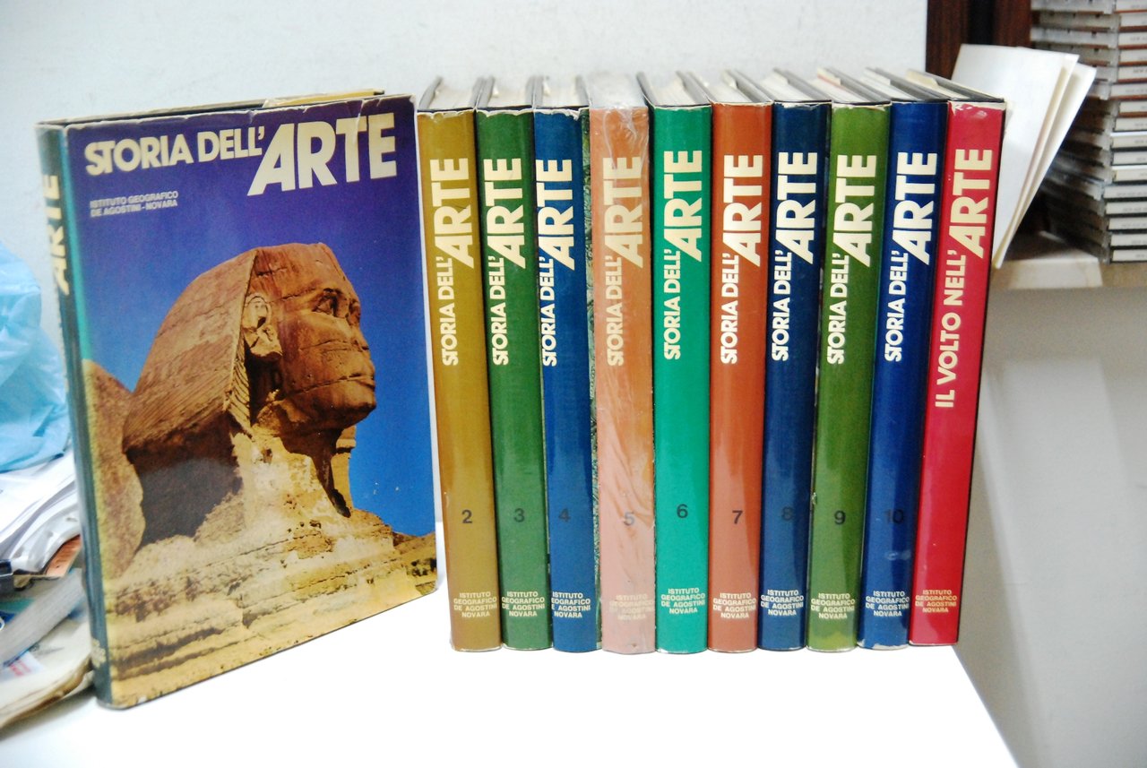 storia dell'arte 10 voll. opera cpl. con allegato il volto … | Immagine principale