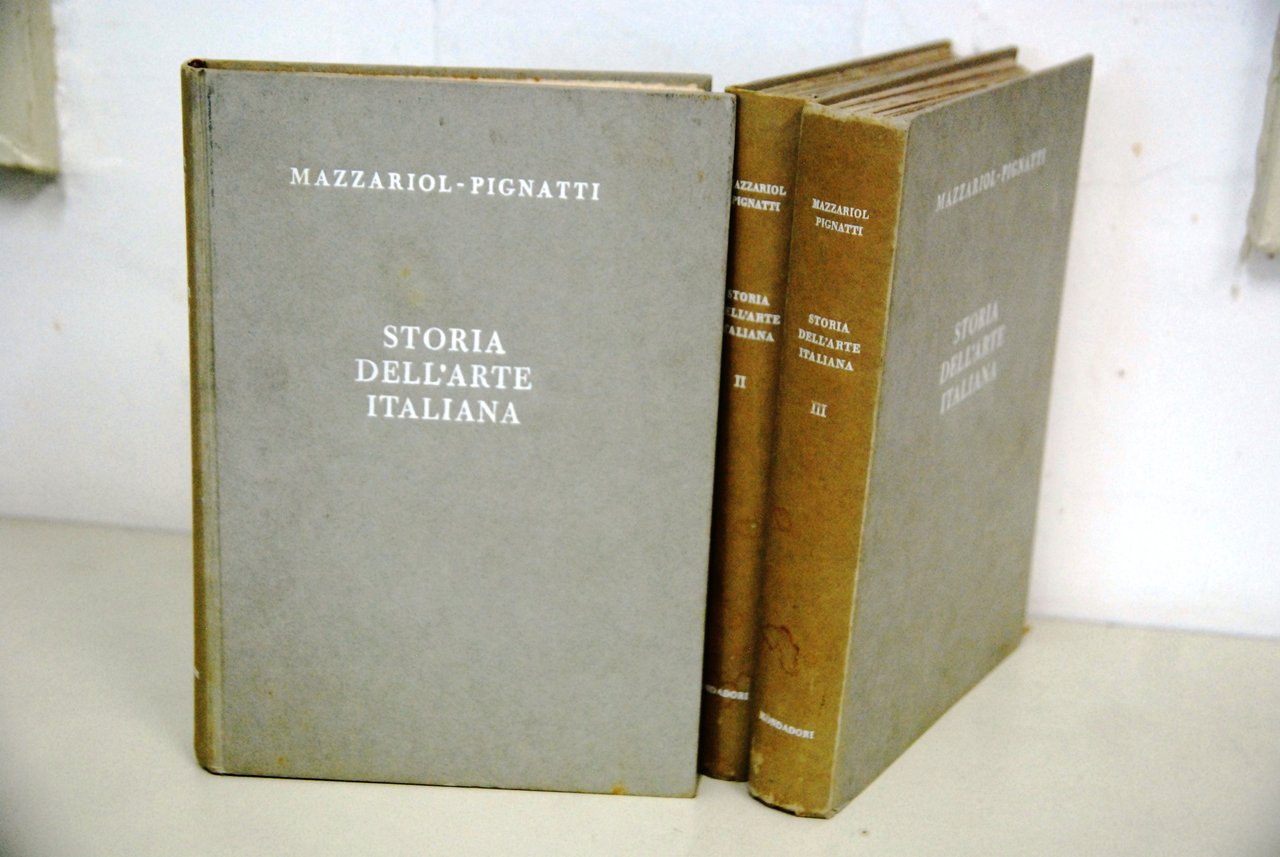 storia dell'arte italiana 3 voll. opera cpl.