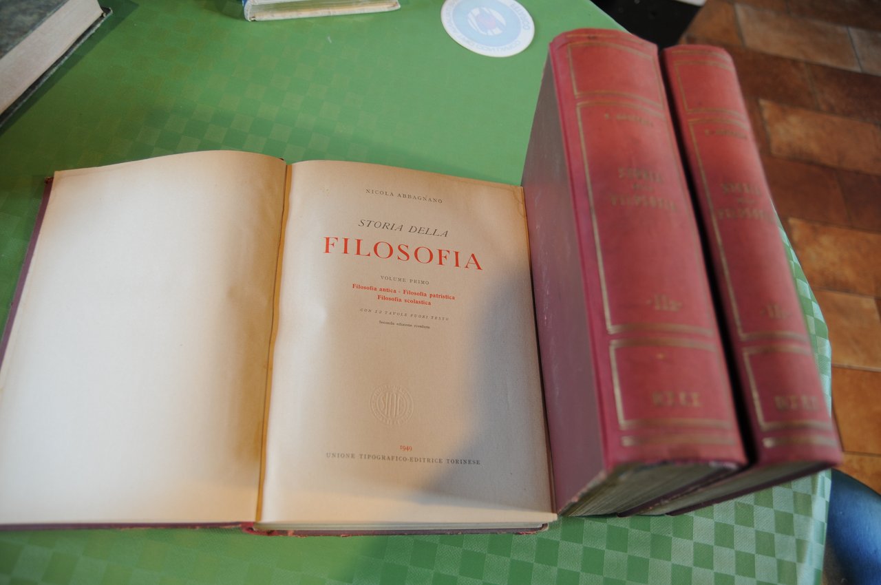 storia della filosofia 3 voll. cpl.