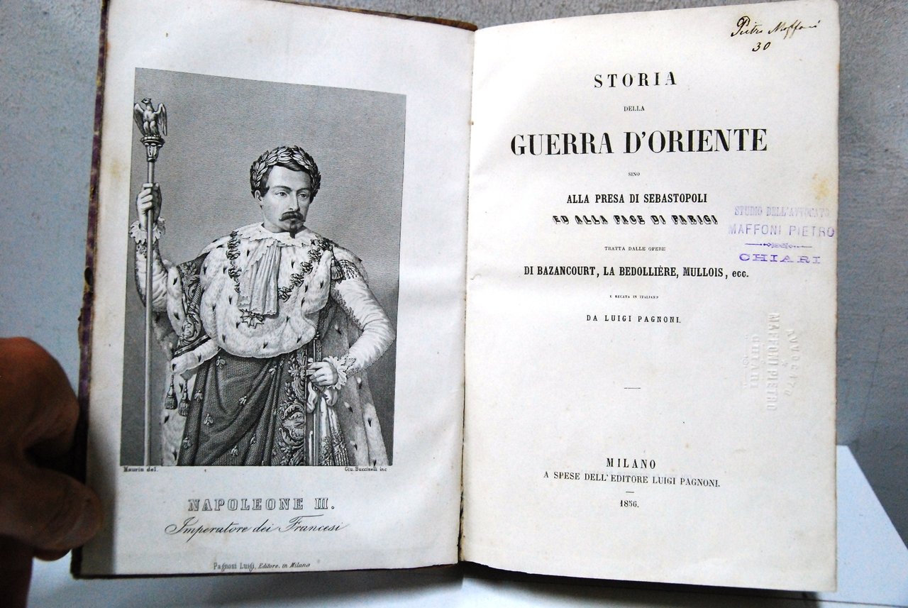 Storia della guerra d'oriente sino alla presa di sebastopoli