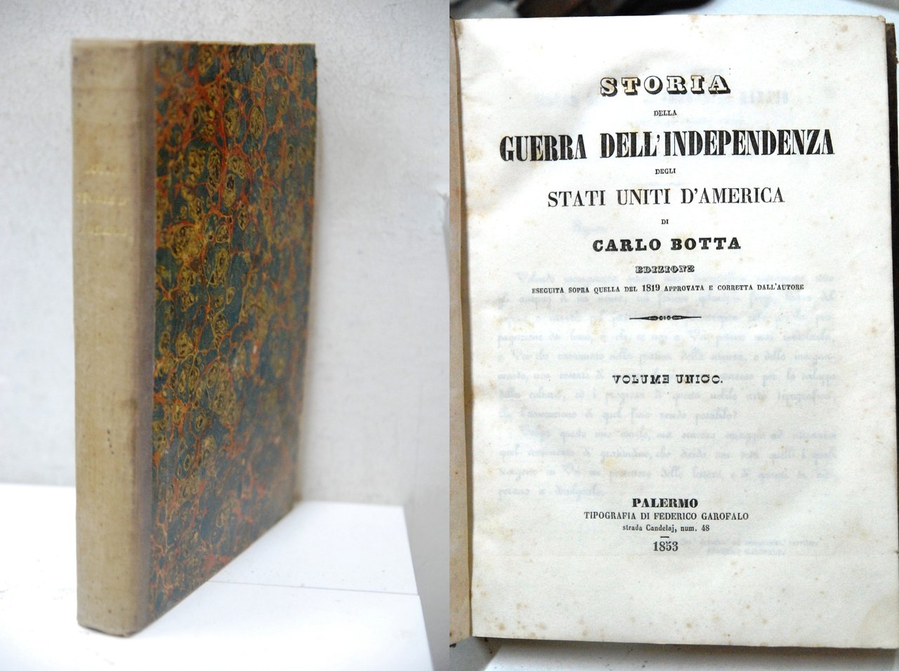 storia della guerra dell'indipendenza degli stati uniti d'america vol. unico … | Immagine principale