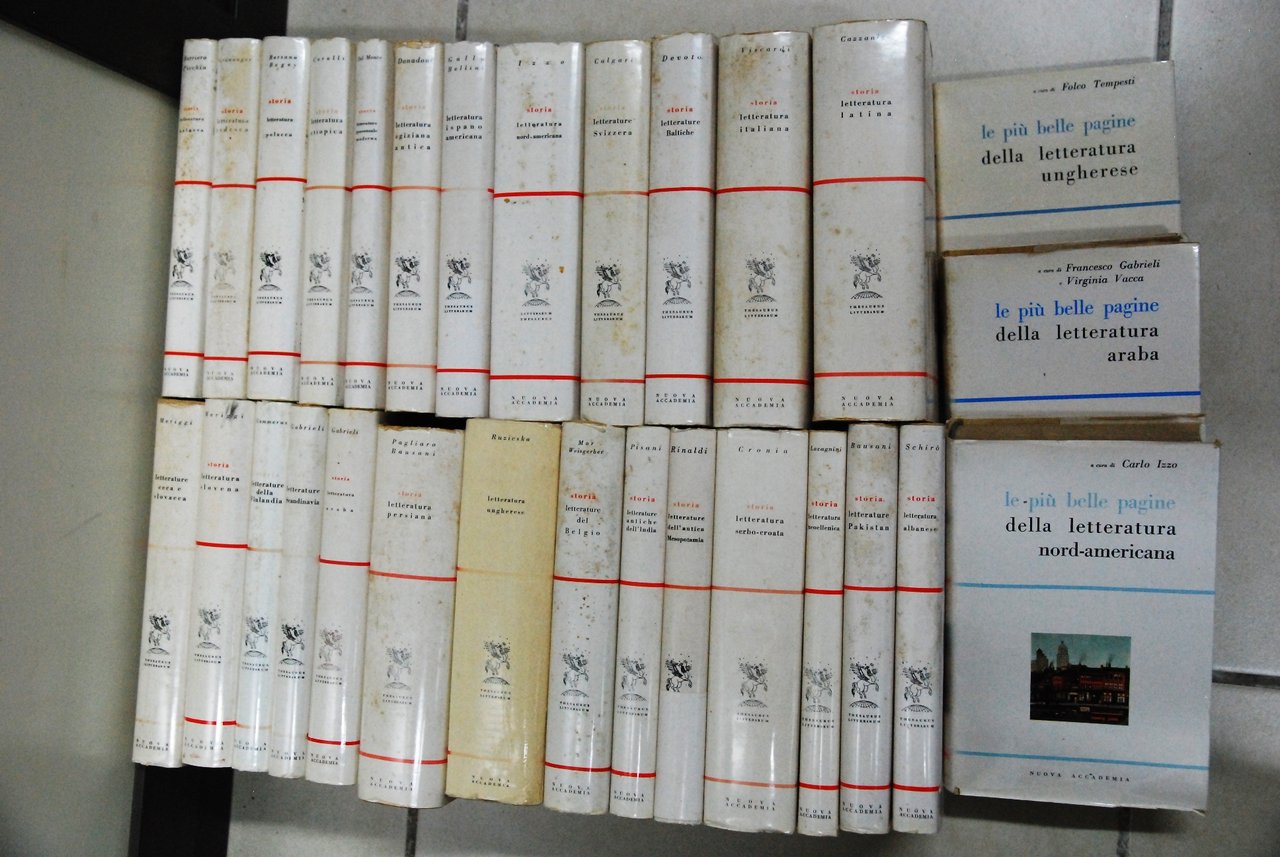 Storia della letteratura e le più belle pagine 29 voll.