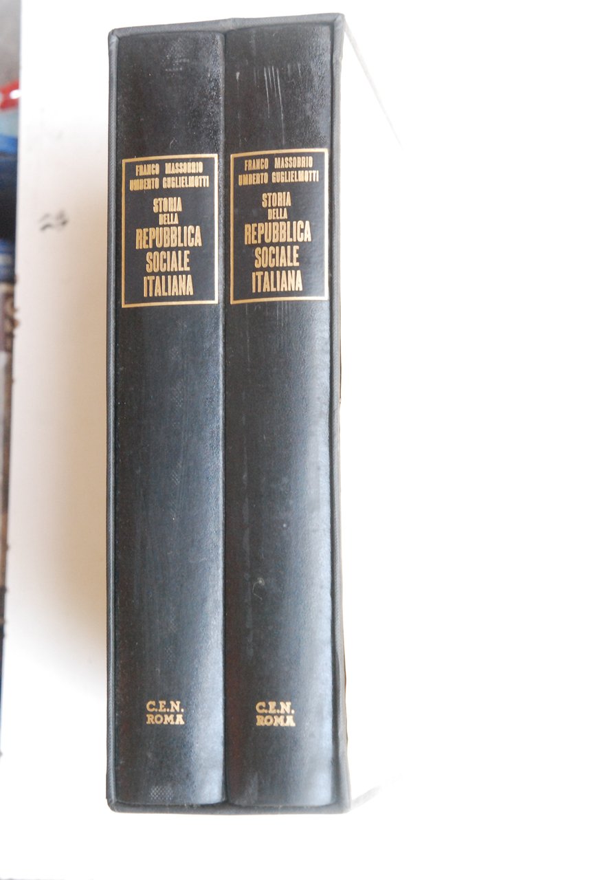 storia della repubblica sociale italiana NUOVI in cofanetto