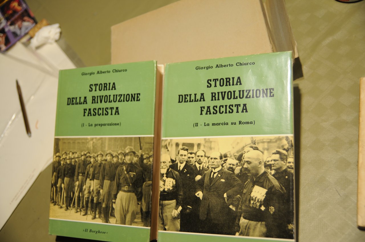 storia della rivoluzione fascista 2 voll. nuovissimi con cofanetto
