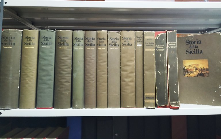 storia della sicilia 13 voll. con mongitore la sicilia ricercata e vivant denon settecento siciliano