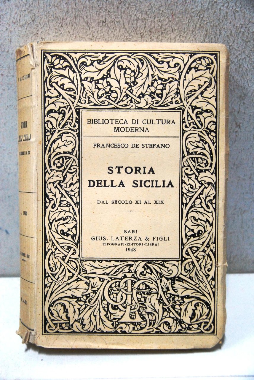 Storia della sicilia dal secolo XI al XIX