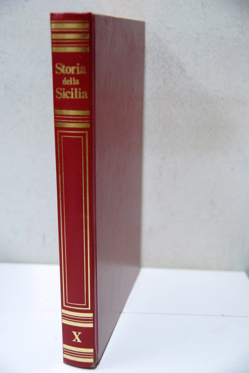 storia della sicilia vol. 10 X dieci decimo in discrete …