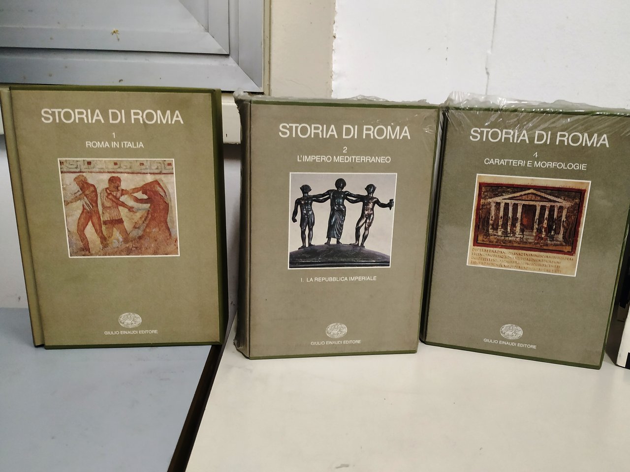 storia di roma voll. 1,2,4 NUOVI con cofanetto e sigillati