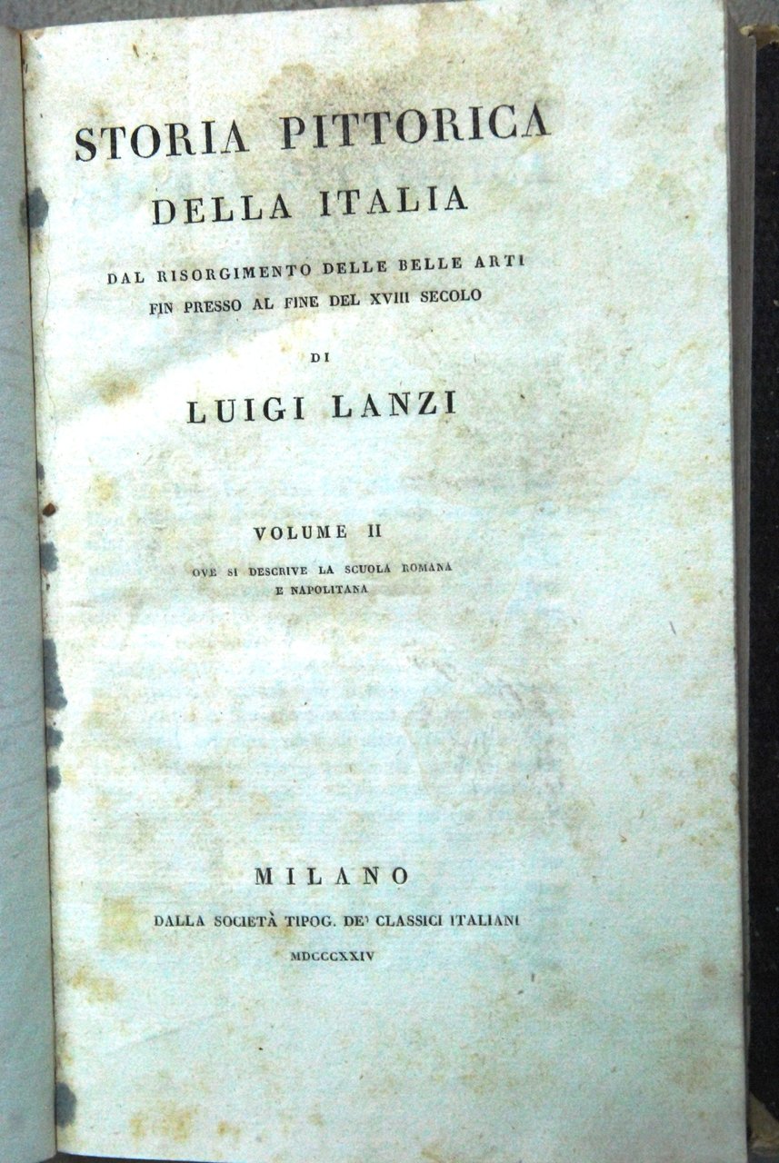storia pittorica della italia solo vol. 2 II scuola romana … | Immagine principale