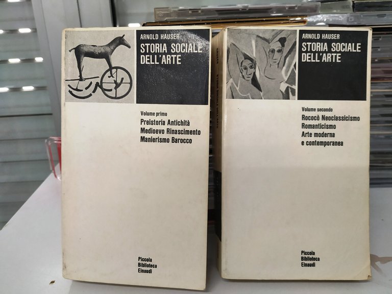 storia sociale dell'arte 2 voll. opera cpl. (einaudisottolineature a matita)