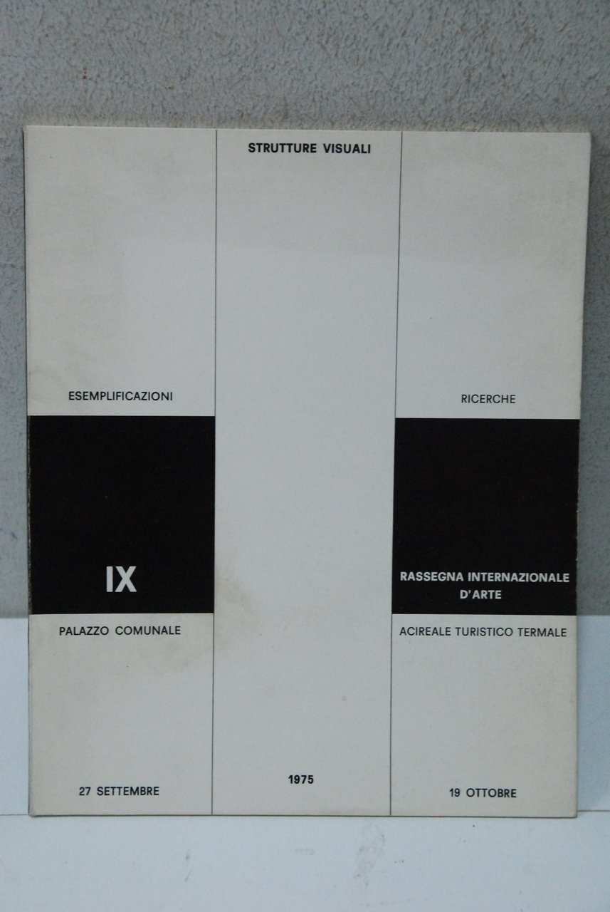 strutture visuali esemplificazioni ricerche rassegna internazionale d'arte