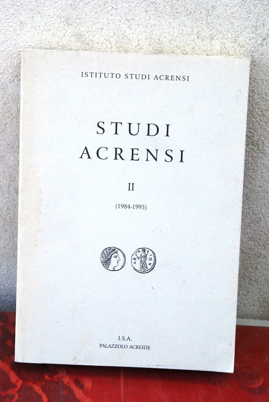 studi acrensi vol. II 1984 1995 NUOVO | Immagine principale