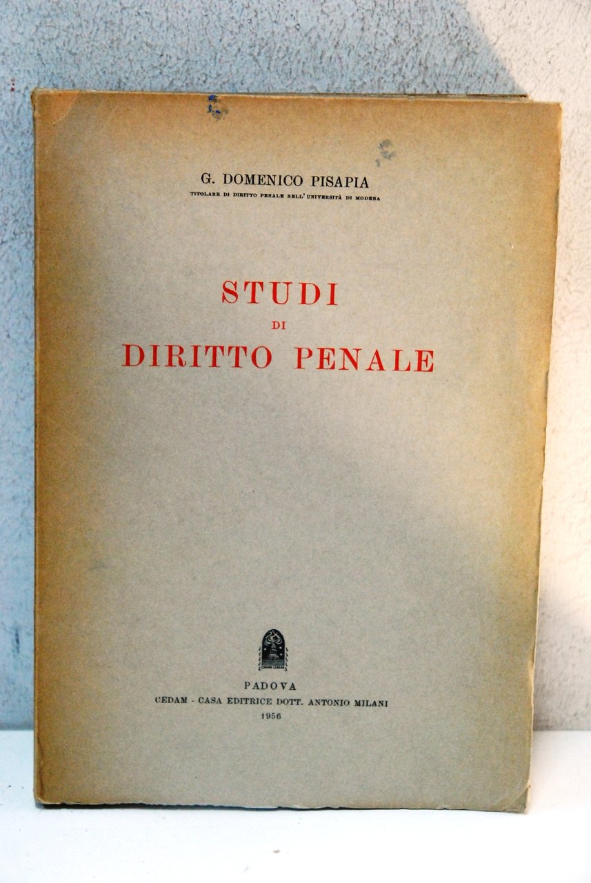 studi di diritto penale (come nuovo) | Immagine principale