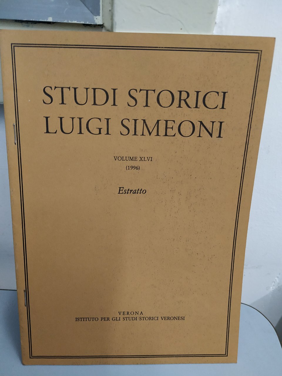 studi storici luigi simeoni xlvi