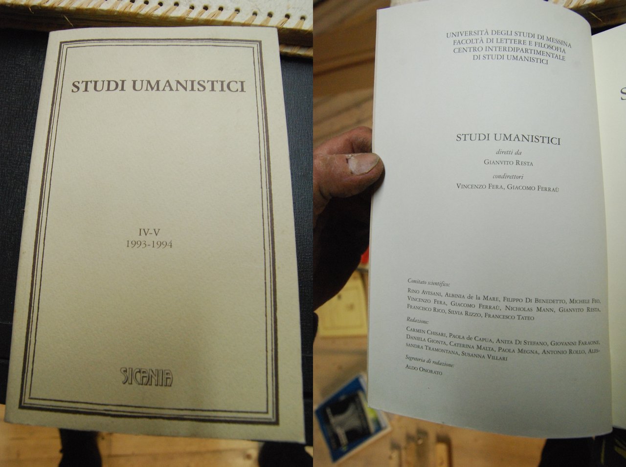 studi umanistici IV V 1993 94 univ. di messina lettere …