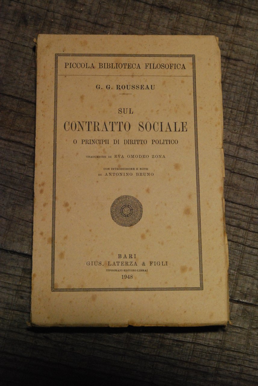 sul contratto sociale