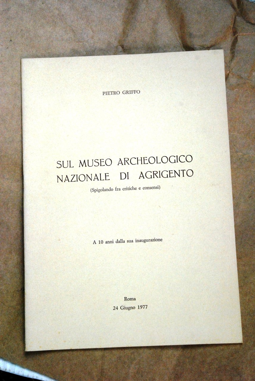 sul museo archeologico nazionale di agrigento spigolando tra critiche e …