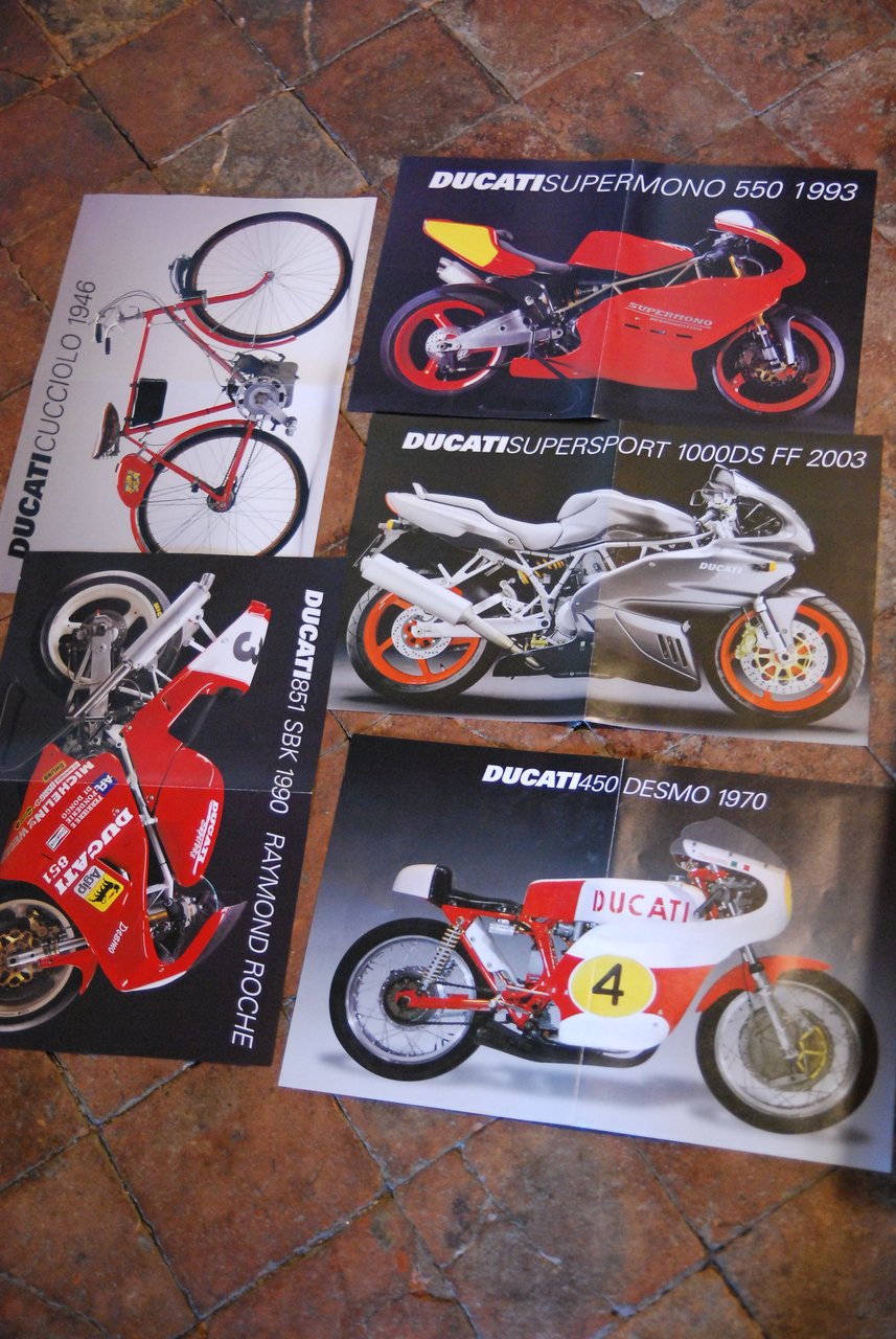 supermono 550 1993, supersport 1000ds ff 2003, cucciolo 1946, 851 …