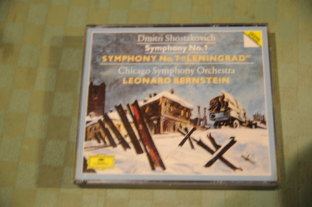 SYMPHONY N. 1 7 LENINGRAD BERNSTEIN CD NUOVO