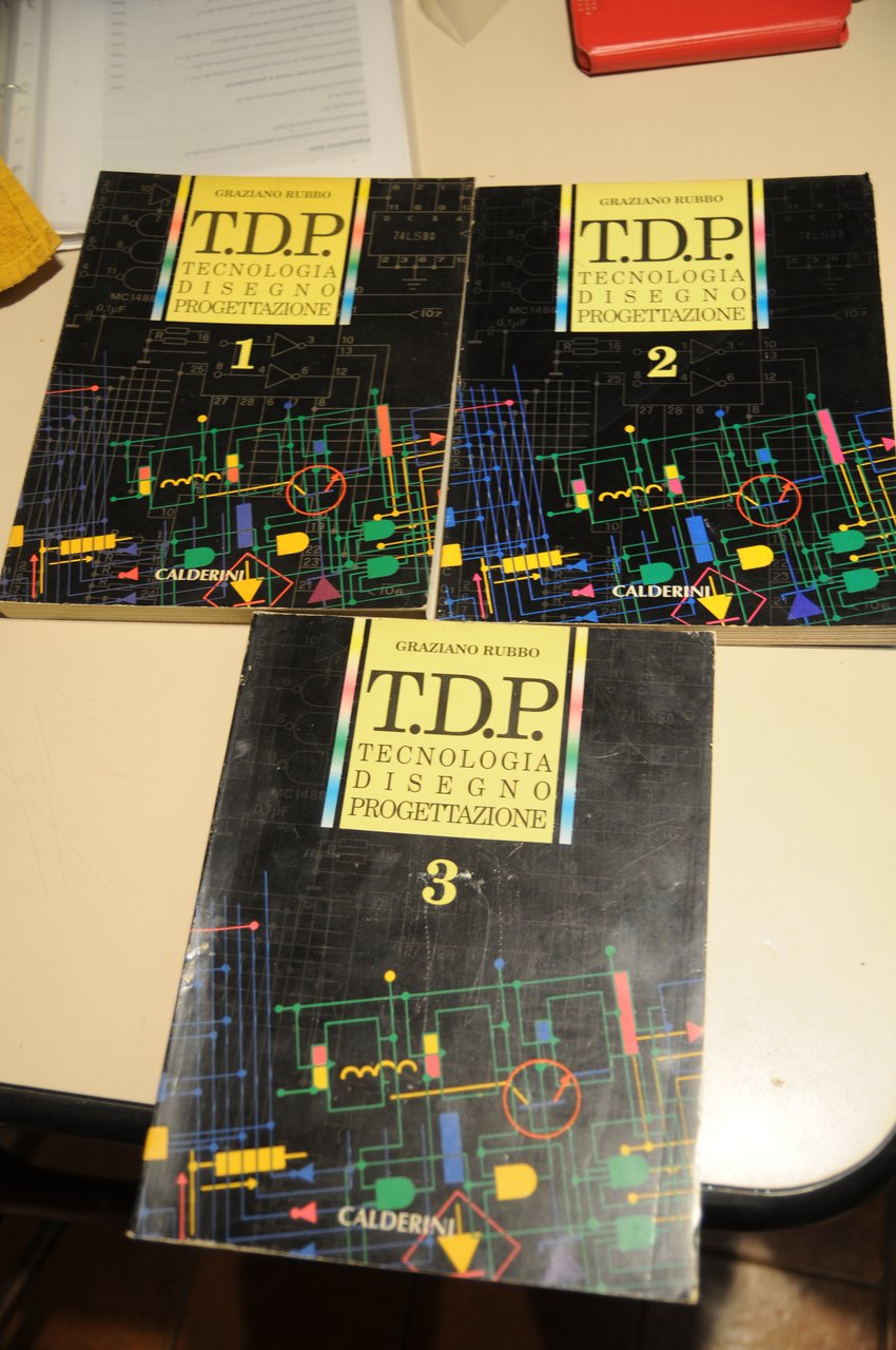 tdp tecnologia disegno progettazione 3 voll. opera cpl. NUOVISSIMI