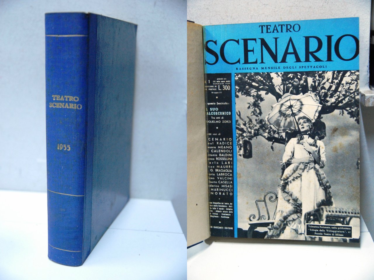 teatro scenario annata xix 1955 | Immagine principale