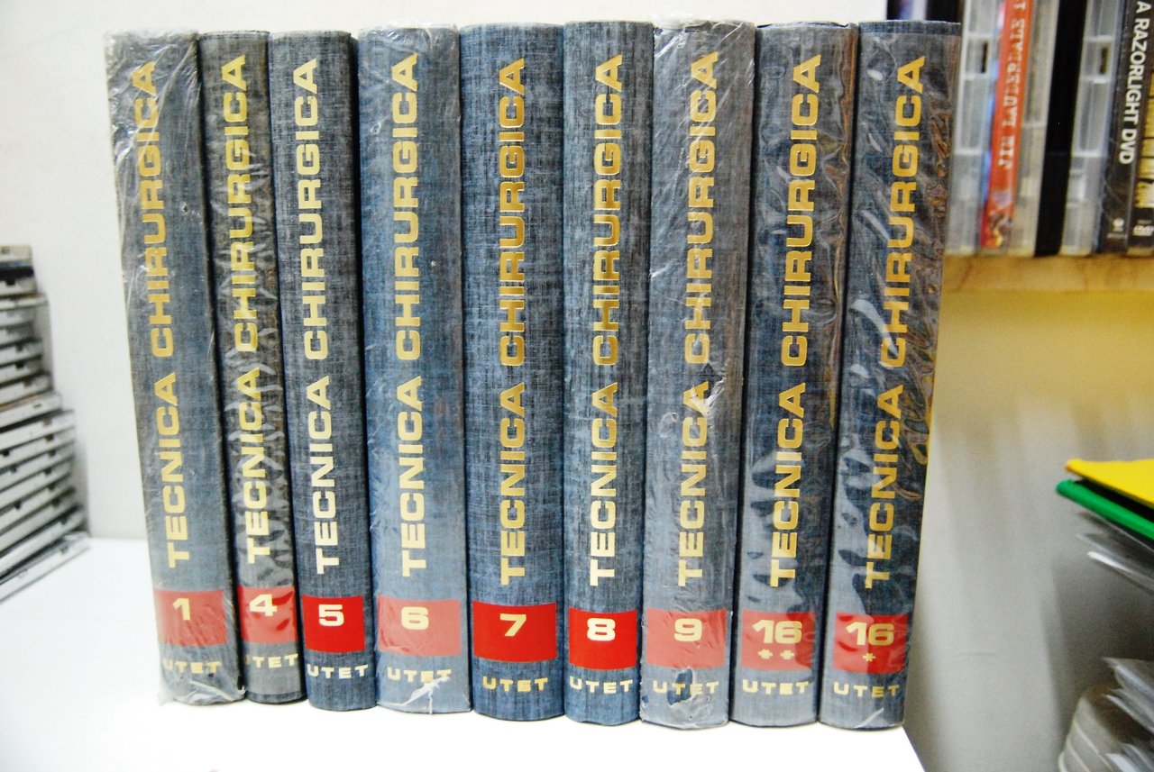 Tecnica chirurgica voll. 1,2,4,5,6,7,8,9,16* e 16 ** NUOVISSIMI (vendo anche …