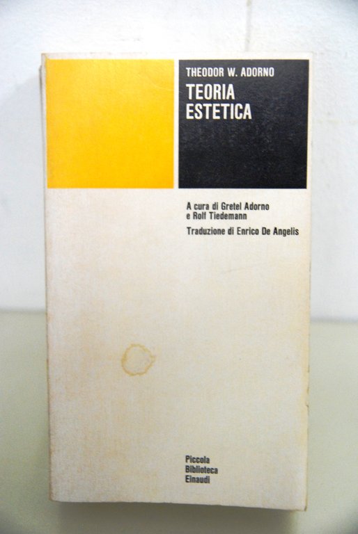 teoria estetica NUOVO