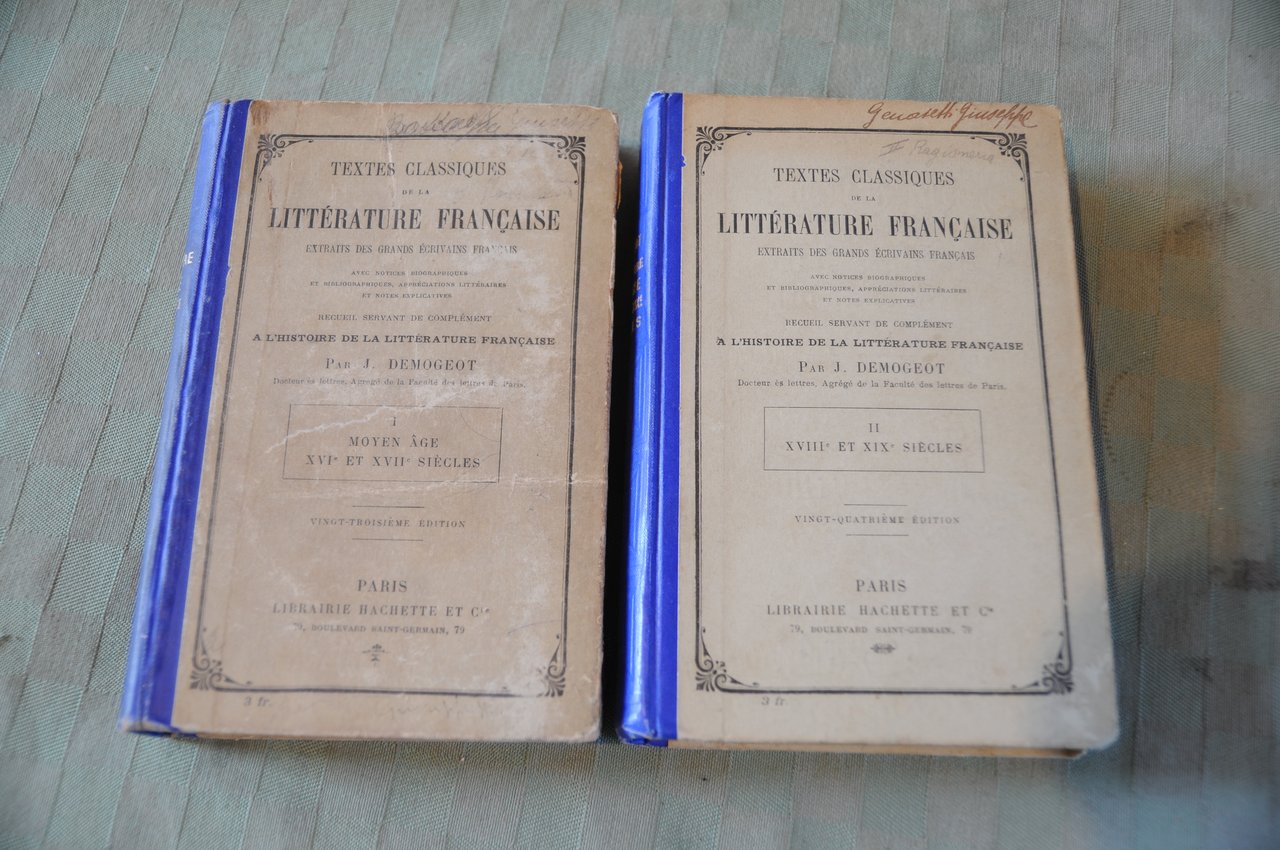 textes classiques litterature francaise 2 voll.