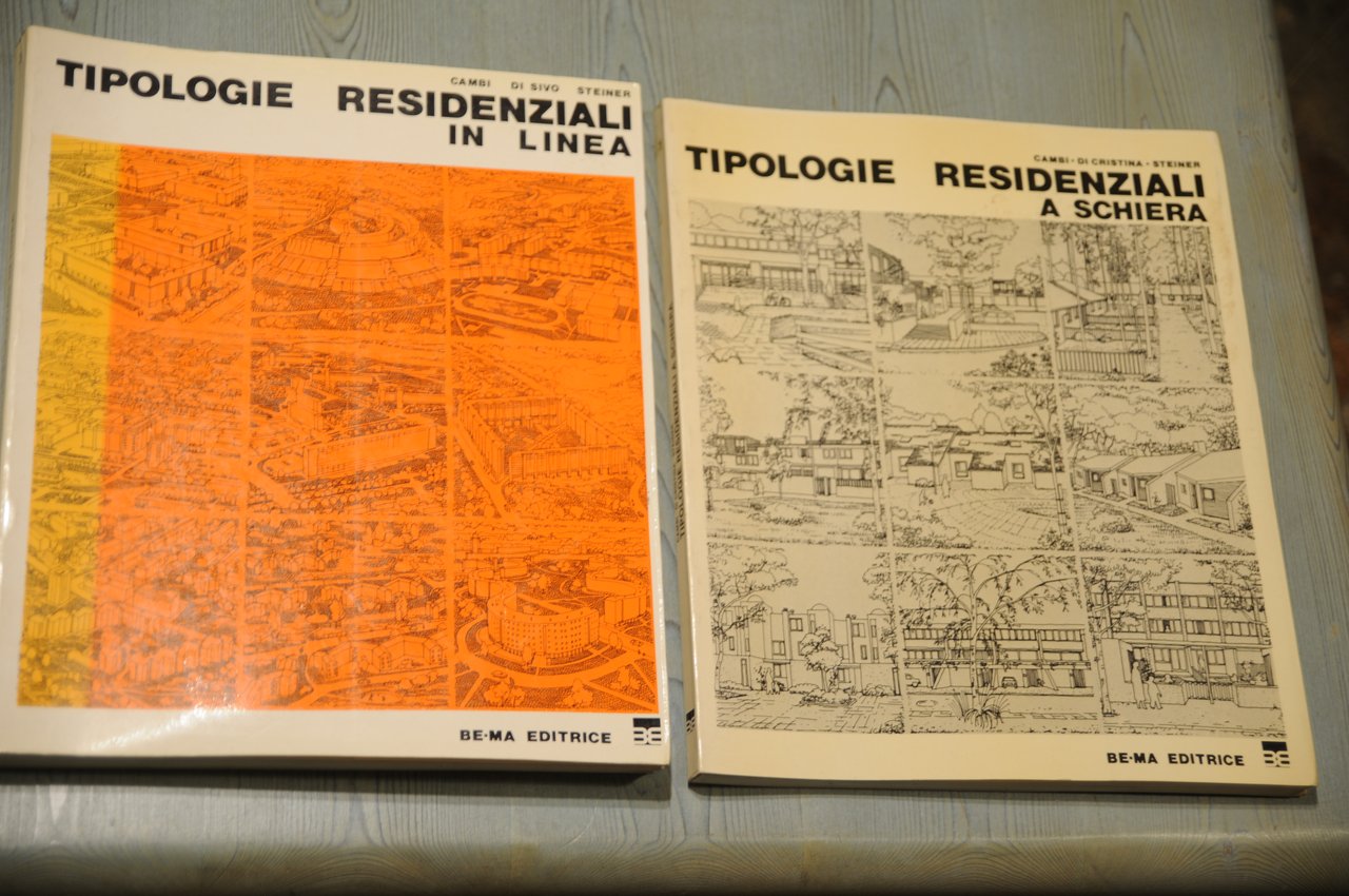 tipologie residenziali in linea e a schiera 2 voll. NUOVISSIMI
