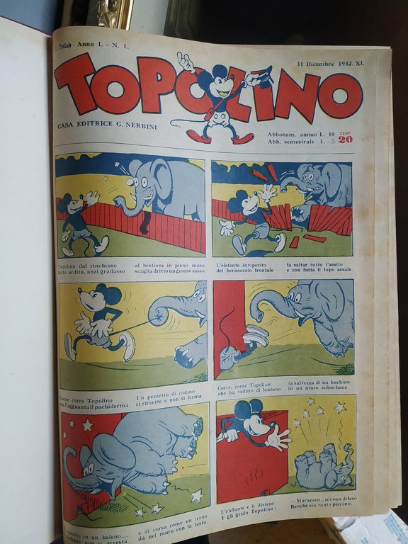 Topolino giornale nerbini numeri dal 1 al 53 - perfette …