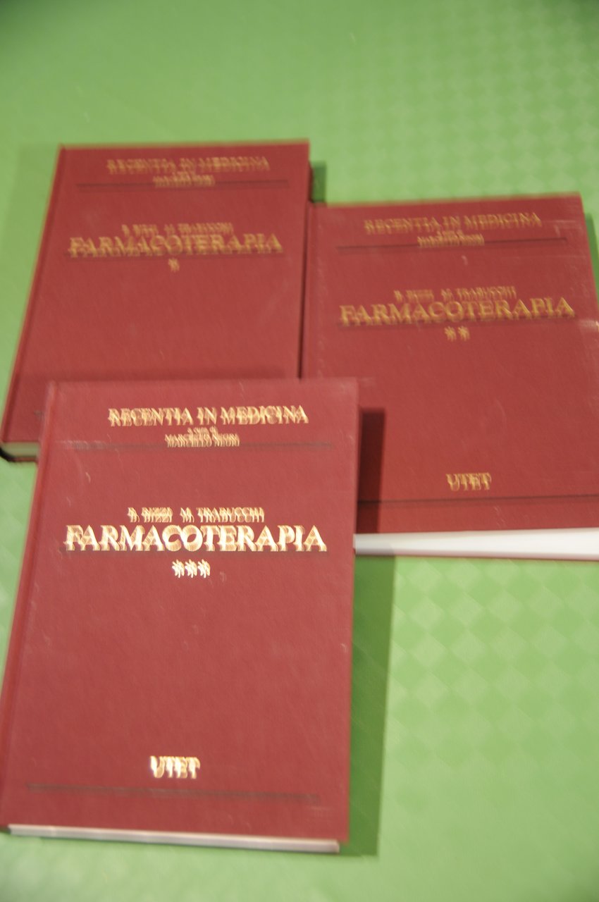 TRABUCCHI farmacoterapia 3 voll. nuovissimi