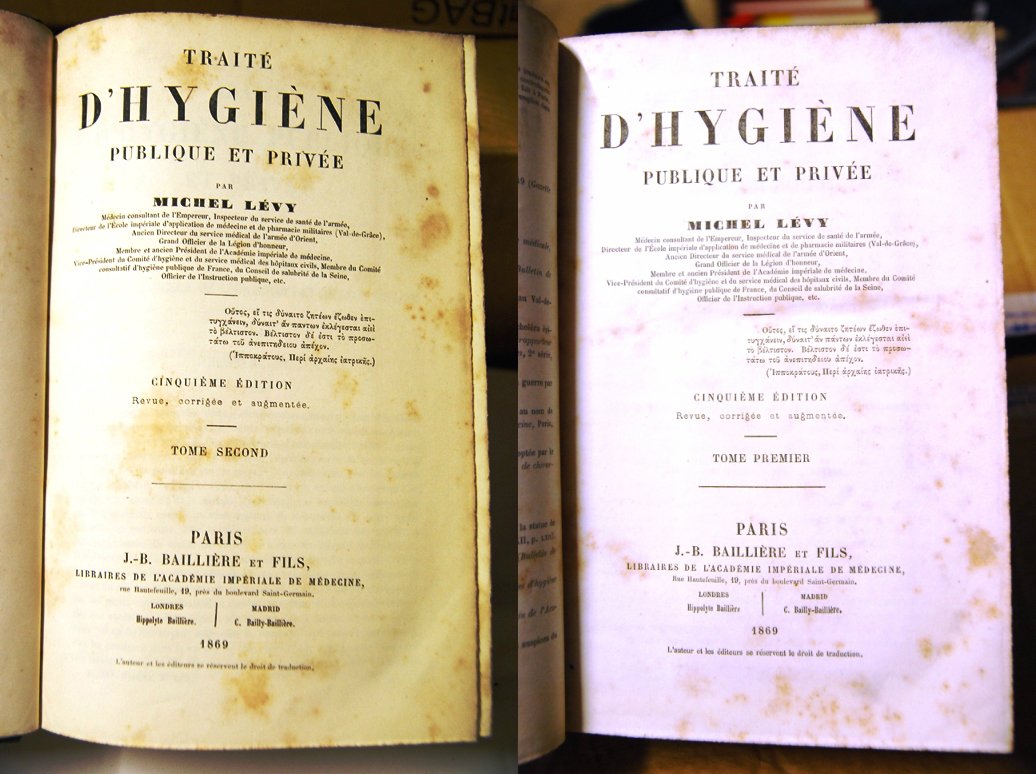 Traitè d'Hygiene publique et privee, 2 tomi completi | Immagine principale