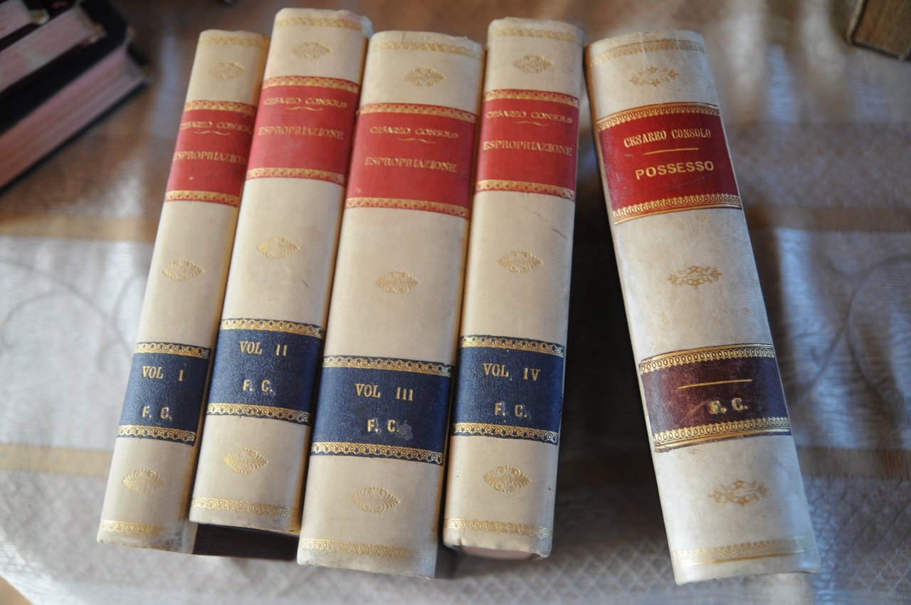 trattato della espropriazione contro il debitore 4 voll. 1904 e …