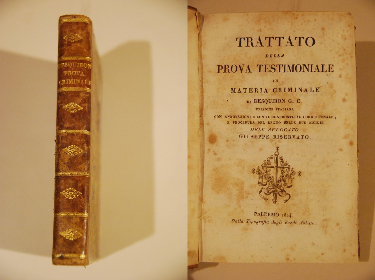 trattato della prova testimoniale in materia criminale ottime cdz