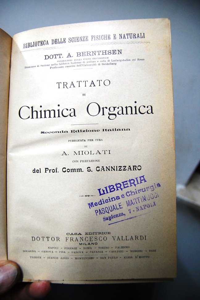 Trattato di Chimica Organica, a cura di A. Miolati