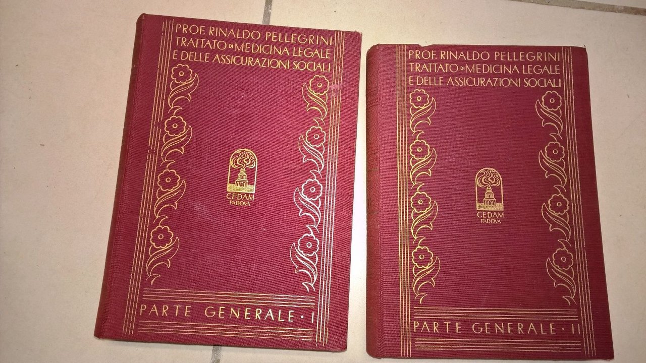 Trattato di Medicina Legale e delle Assicurazioni Sociali (Parte I …