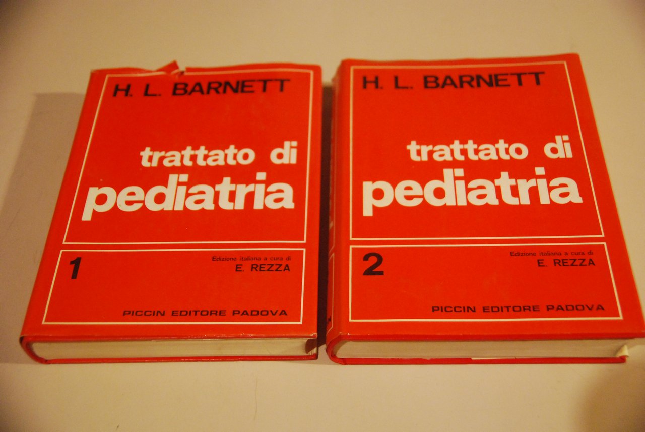 trattato di pediatria 2 vol. opera cpl. NUOVI