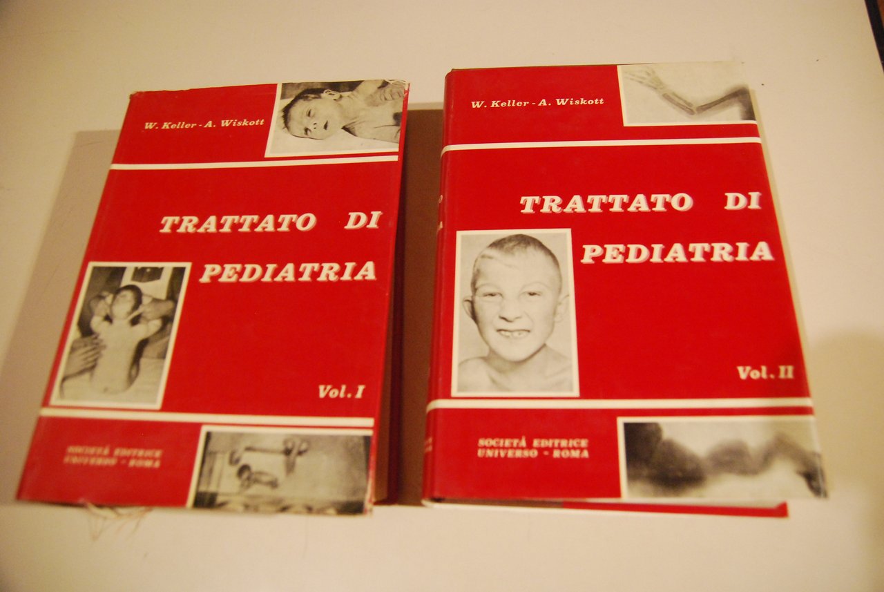 trattato di pediatria 2 voll. NUOVI opera cpl.