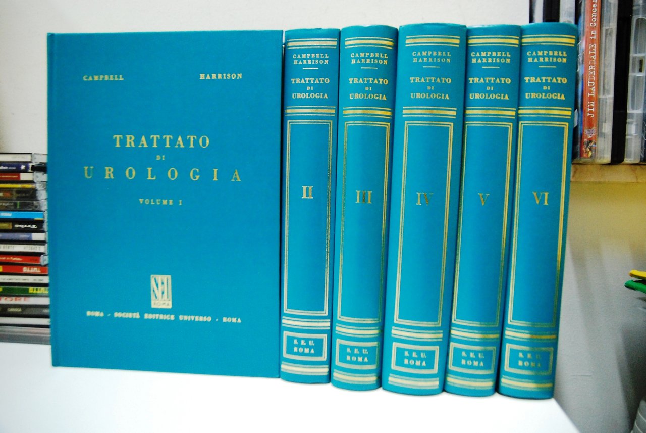 Trattato di urologia 6 voll. Cpl.