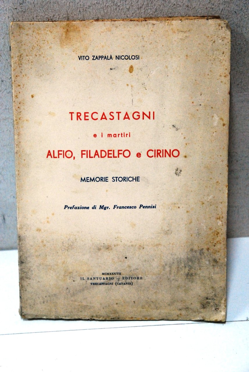 trecastagni e i martiri alfio filadelfo e cirino memorie storiche