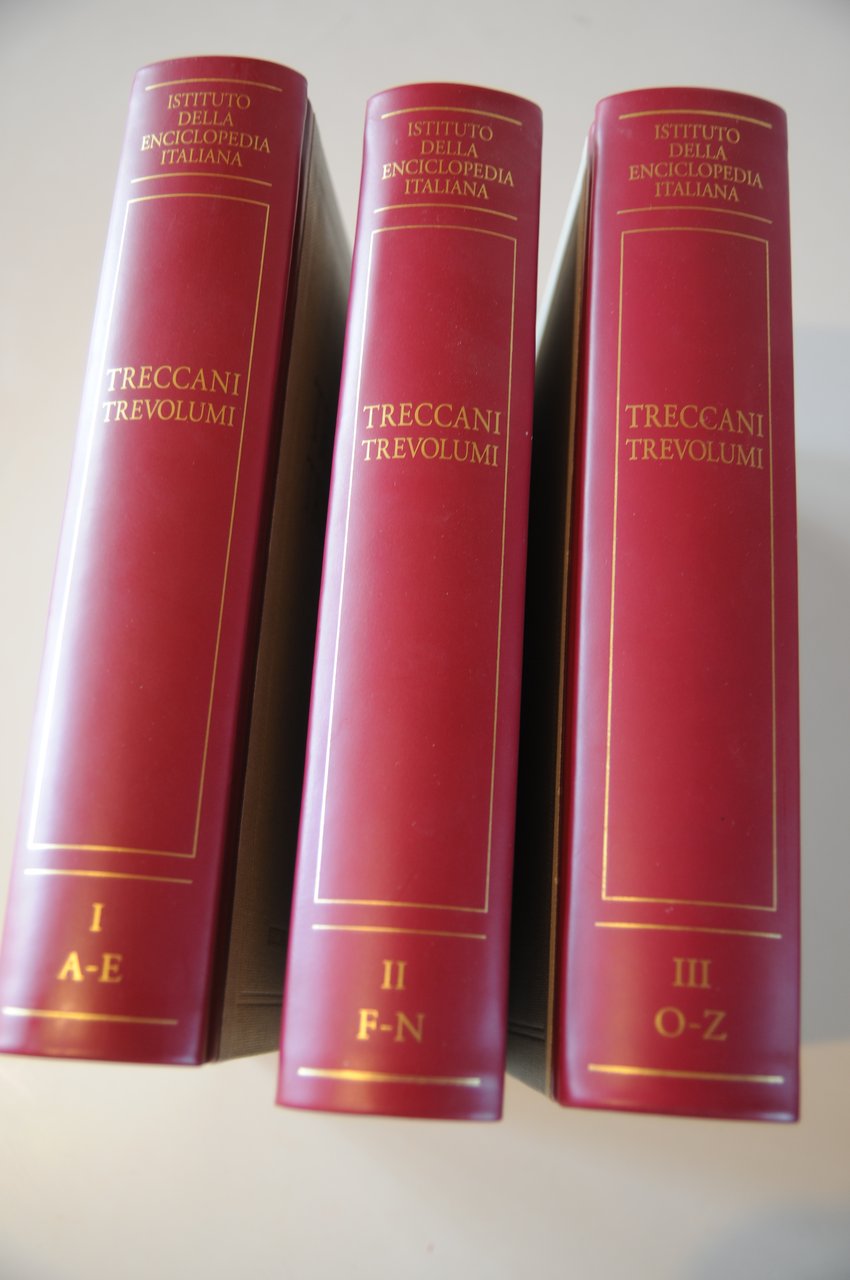 treccani trevolumi NUOVISSIMI