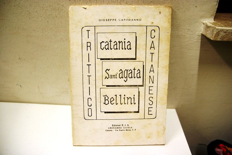 Trittico catanese - catania sant'agata bellini