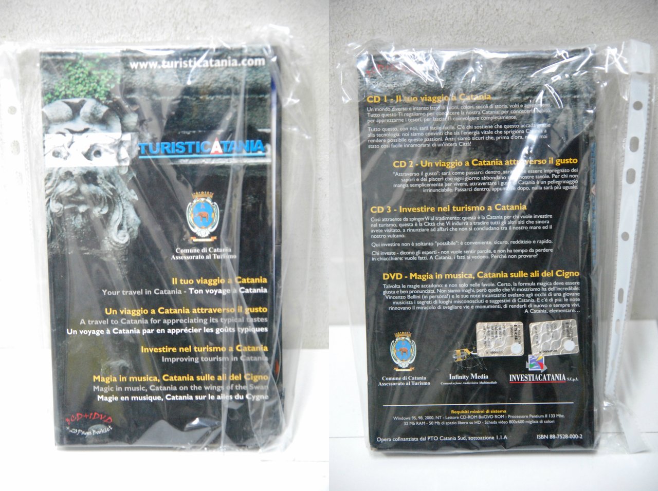 turisticatania 3 cd 1 dvd 20 pages booklet NUOVO