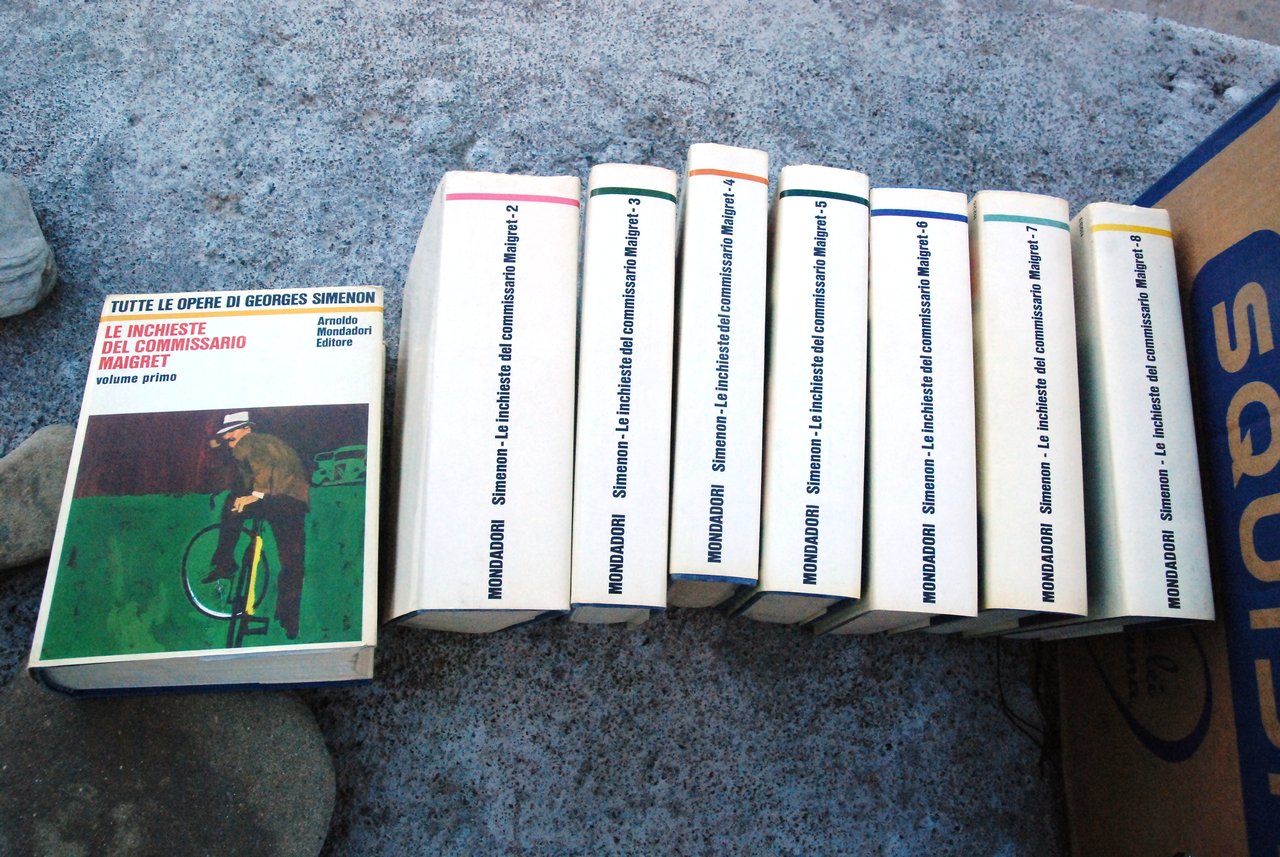 tutte le opere di georges simenon opera cpl. 8 voll. …