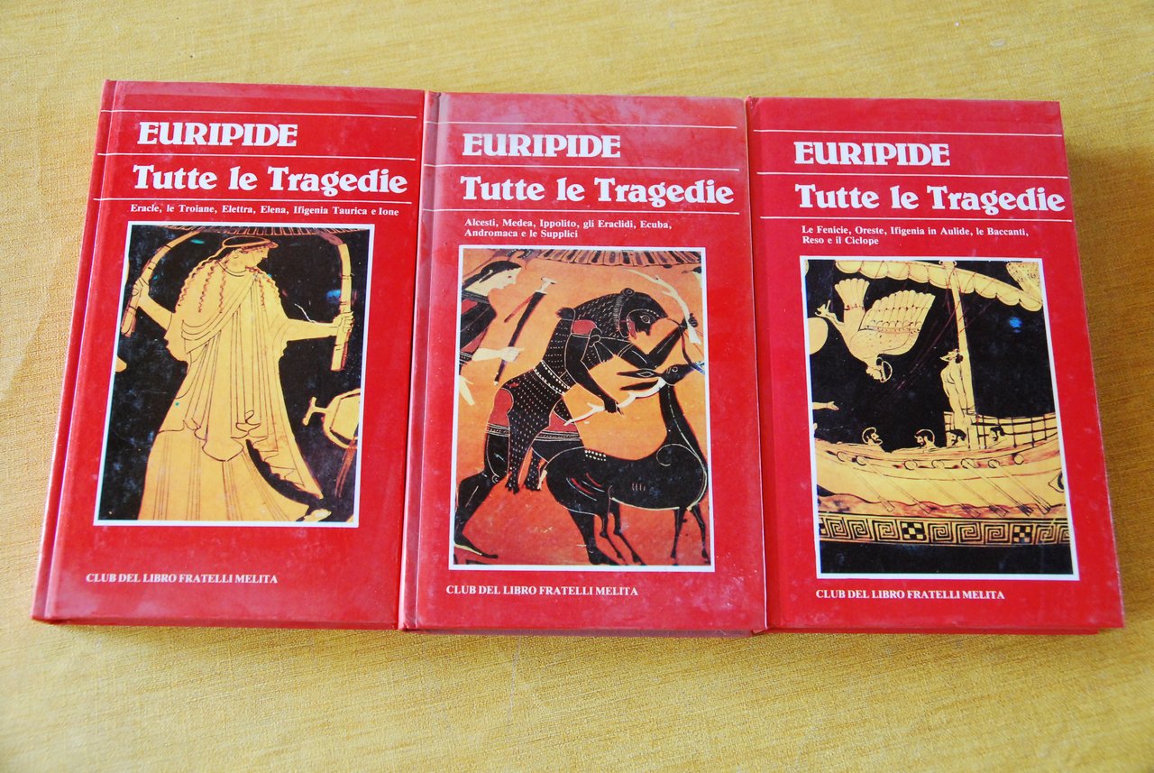tutte le tragedie 3 voll. opera cpl. NUOVI