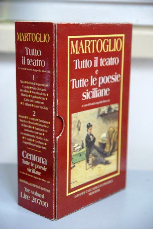 tutto il teatro e tutte le poesie siciliane con cofanetto NUOVO