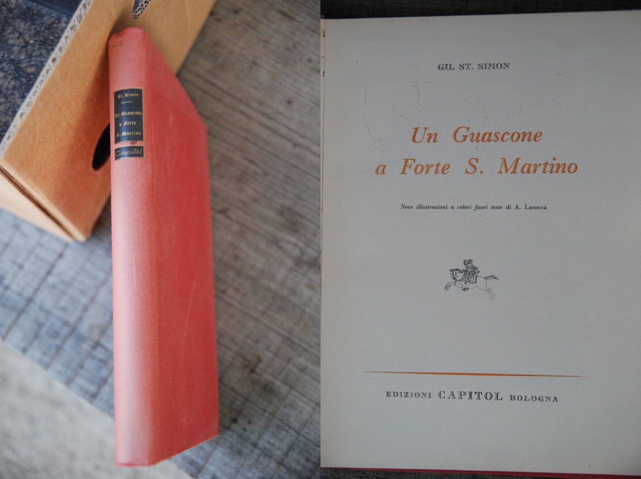 UN guascone a forte s. martino figurato anni 60 NUOVISSIMO