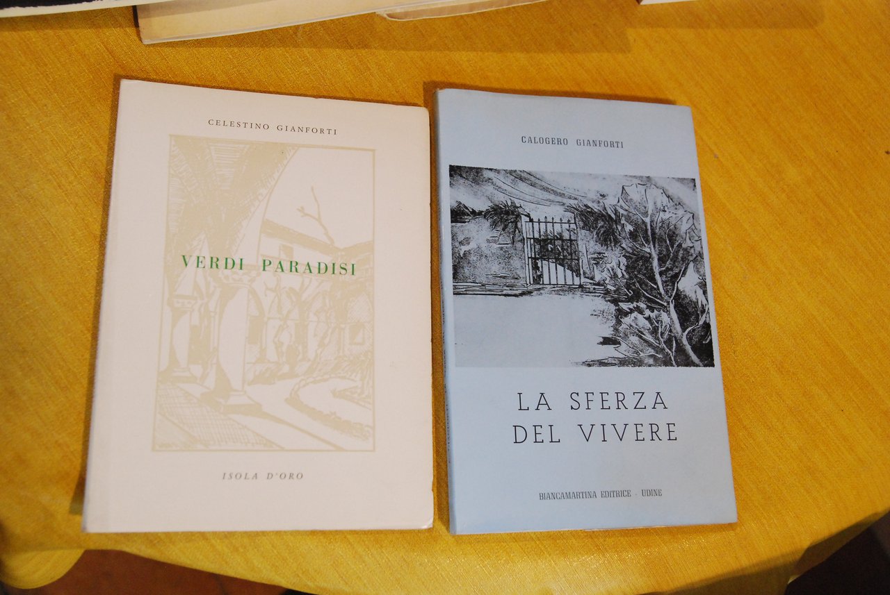 verdi paradisi e la sferza del vivere entrambi autografati con … | Immagine principale