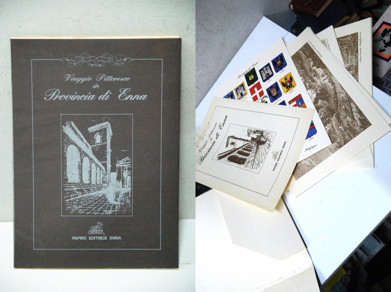 viaggio pittoresco in provincia di enna 12 illustrazioni (diverse copie) … | Immagine principale