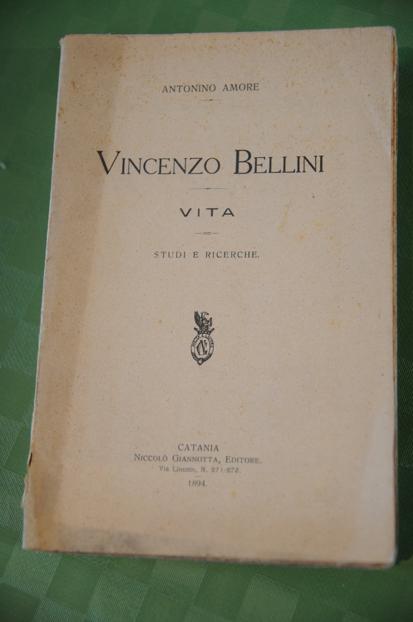 VINCENZO BELLINI VITA